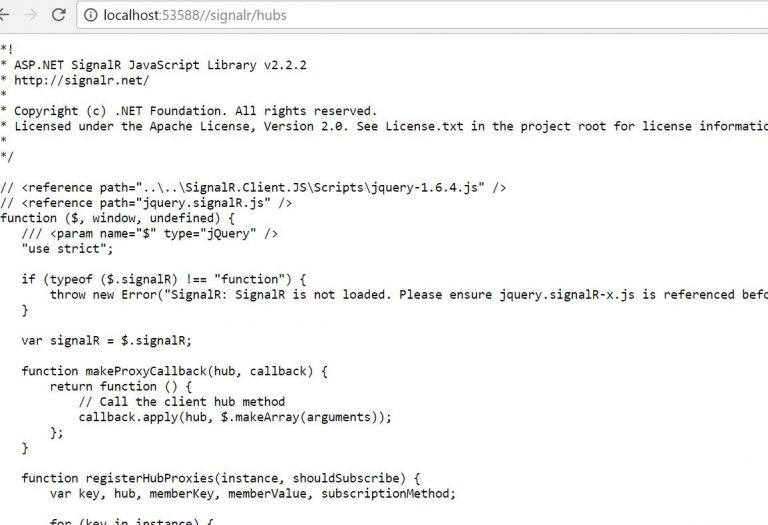 SignalR Realtime web communication between Client and Server Easy c