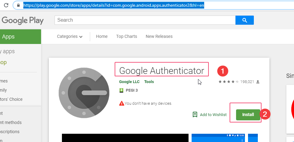 view google authenticator online