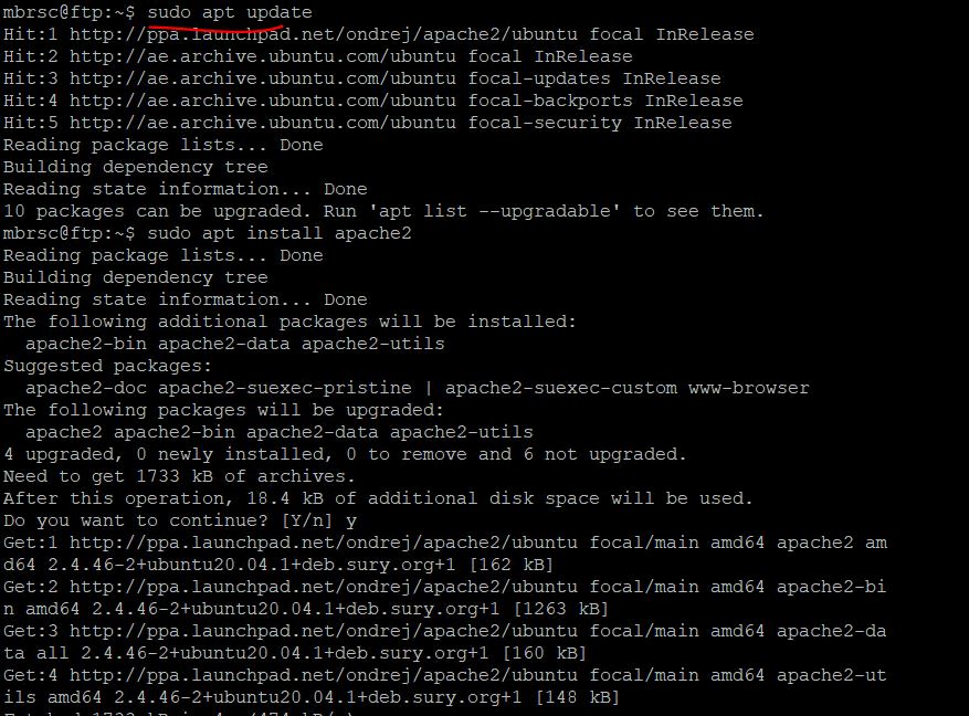 Upgrade Apache to in Ubuntu Server - Haneef Puttur