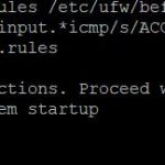 Blocking ICMP ping requests in Ubuntu 20